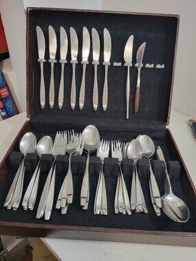 Vintage MCM Supreme Stainless Steel Japan Cutlery Set